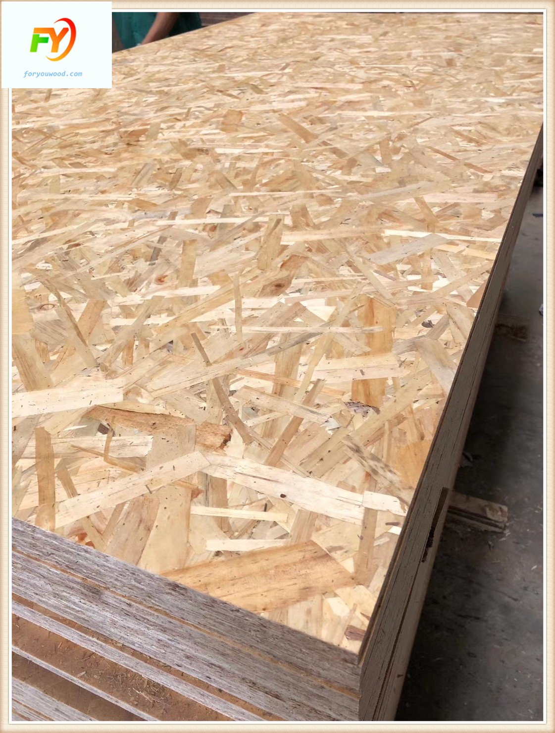 Waterproof OSB3 Oriented Strand Board Used for Construction 