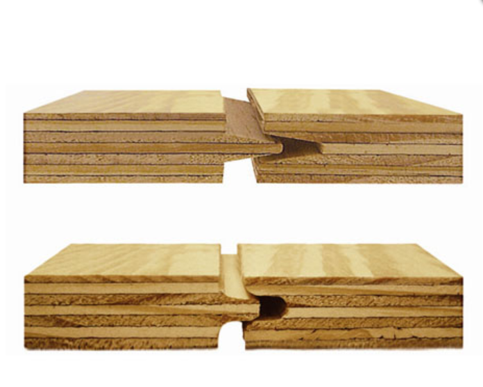 Pine Tongue and Groove Plywood, Slotted Plywood, Plywood Grooved Wall Panels