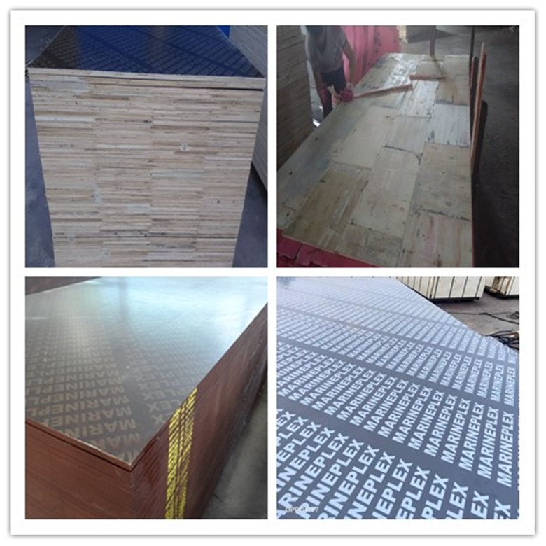 Film faced plywood with hardwood core combi core poplar core(图3)