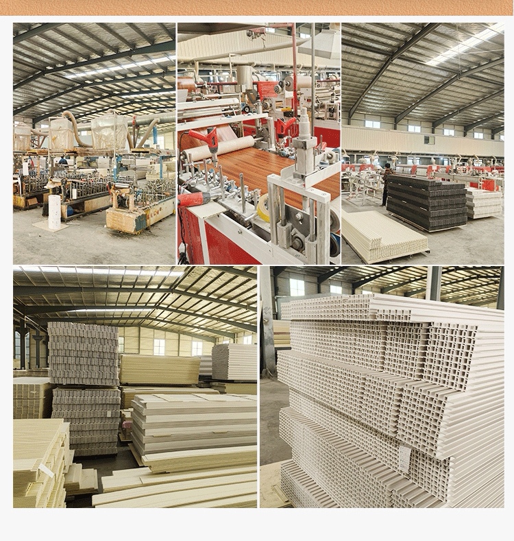 WPC 3D Fluted Wall Panel for Inteiror Wooden Louver PVC Panel 160X24mm(图1) WPC 3D Fluted Wall Panel for Inteiror Wooden Louver PVC Panel 160X24mm(图1)